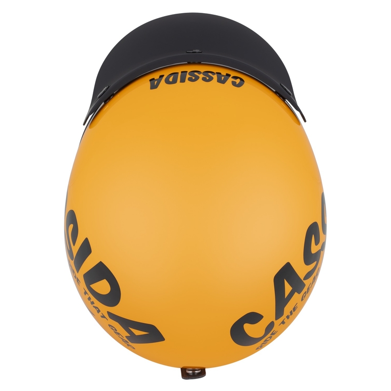 Cassida Oxygen 2.0 Gear open face motorcykelhjelm gul-sort