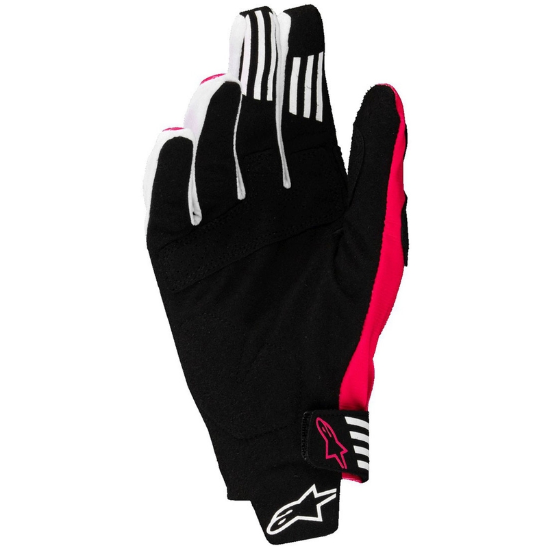 Alpinestars Techstar motocrosshandsker sort-fluo pink
