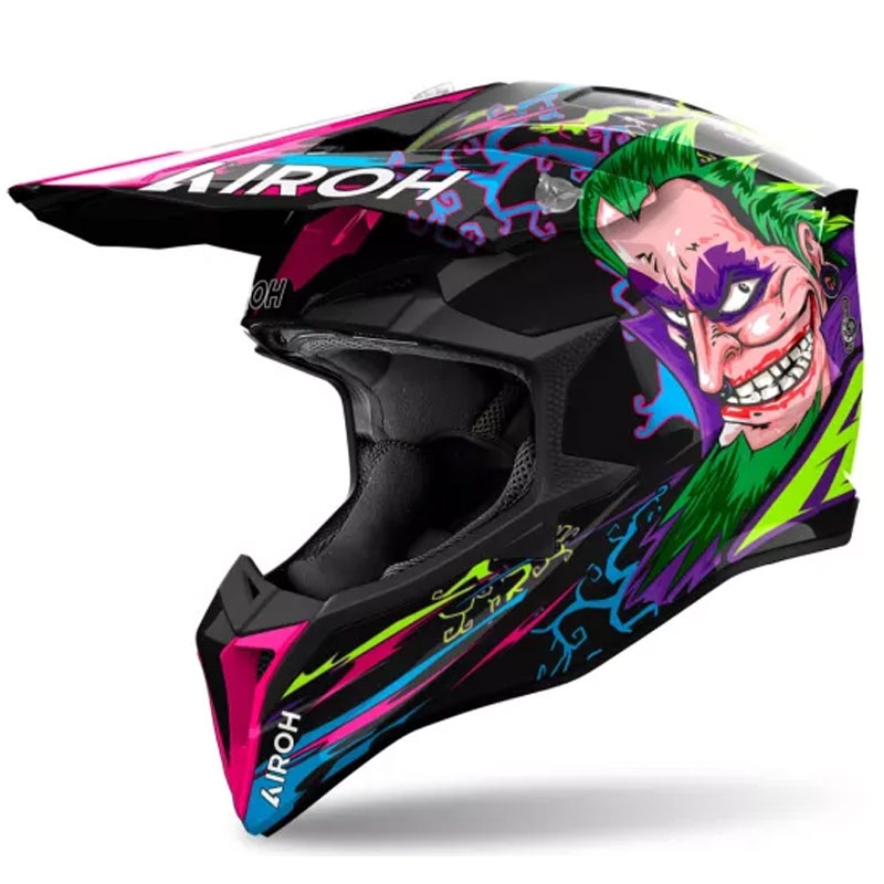 Airoh Wraaap Music motocrosshjelm multifarvet