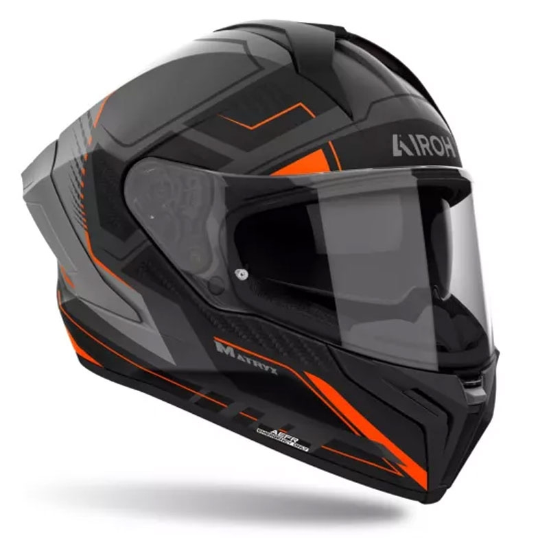 Airoh MATRYX Rocket helfacade motorcykelhjelm mat orange