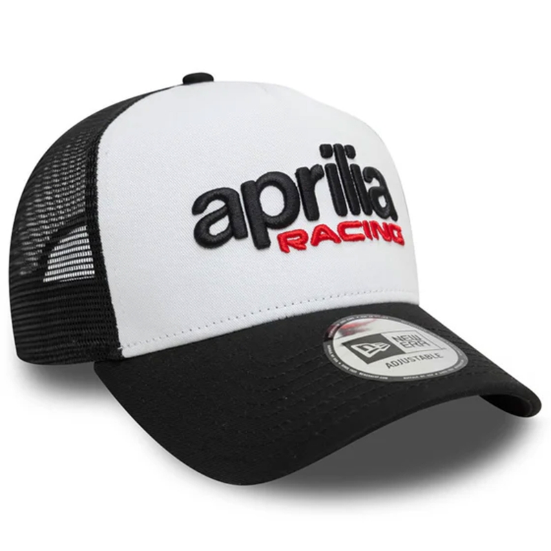 Aprilia Trucker kasket hvid-sort