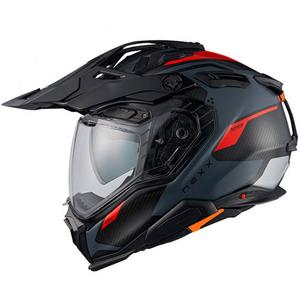 Endurohjelm Nexx X.WED3 Keyo grå-rød