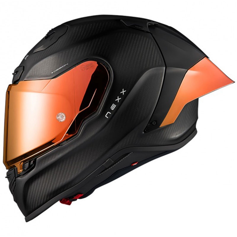 Nexx X.R3R Zero PRO 2 Carbon MT Integralhjelm, Matrød udsalg