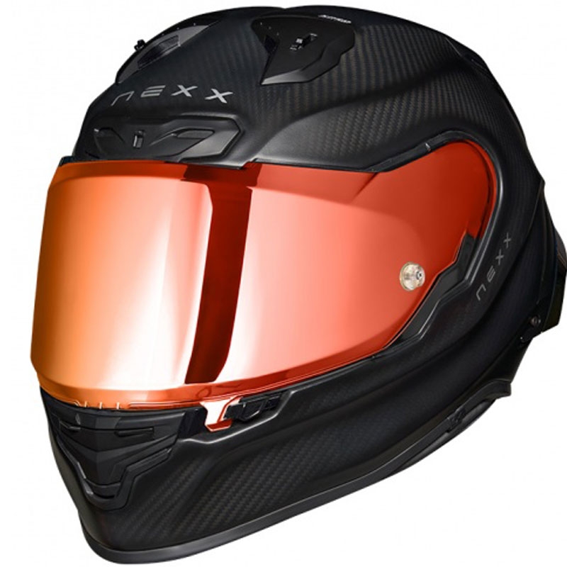Nexx X.R3R Zero PRO 2 Carbon MT Integralhjelm, Matrød udsalg