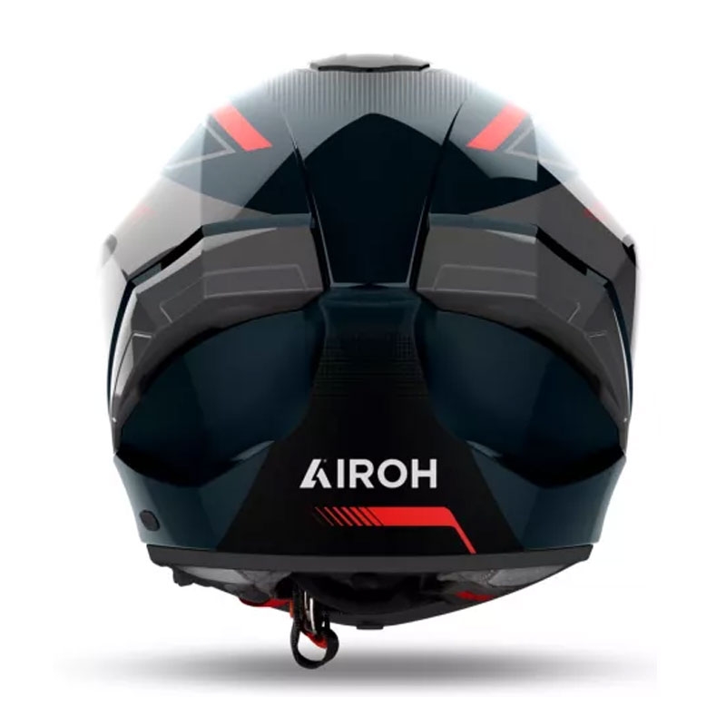 Airoh MATRYX Bred motorcykelhjelm sort-grå-rød