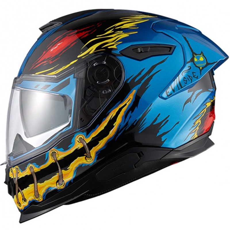 Nexx Y.100R Night Rider integreret motorcykelhjelm blå udsalg
