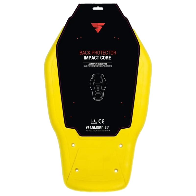 Shima Impact Core BL rygsøjlebeskytter gul