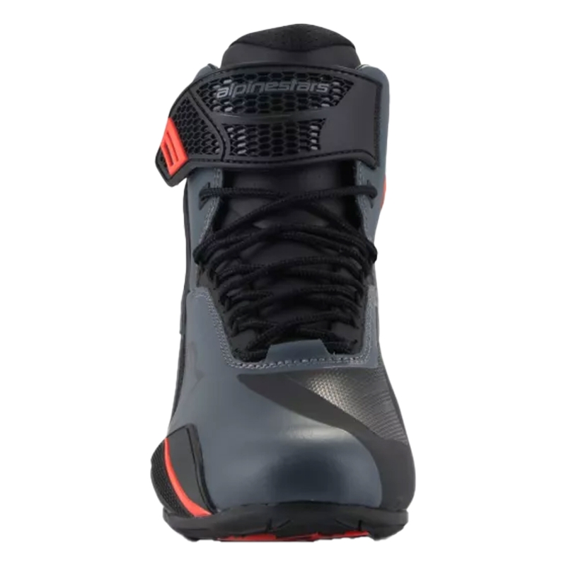 Alpinestars Faster-4 motorcykelstøvler sort-grå-fluorrød
