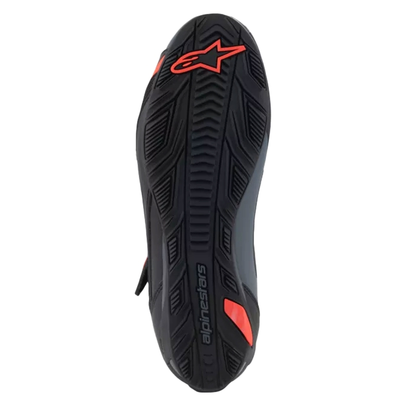 Alpinestars Faster-4 motorcykelstøvler sort-grå-fluorrød