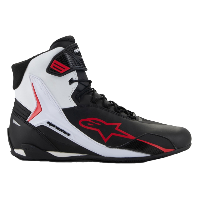 Alpinestars Faster-4 motorcykelstøvler sort-hvid-rød