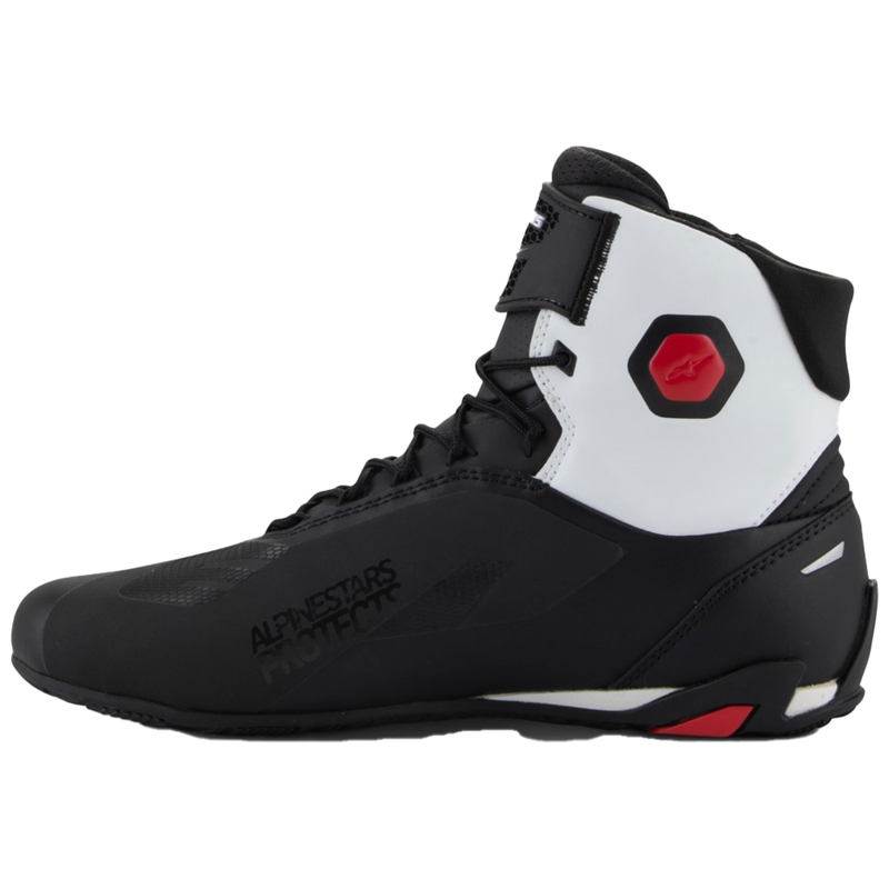 Alpinestars Faster-4 motorcykelstøvler sort-hvid-rød