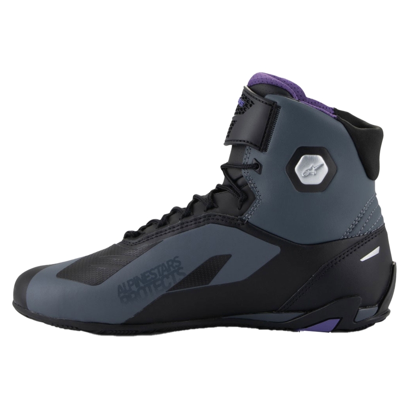 Alpinestars Stella Faster-4 damemotorcykelstøvler sort-grå-lilla