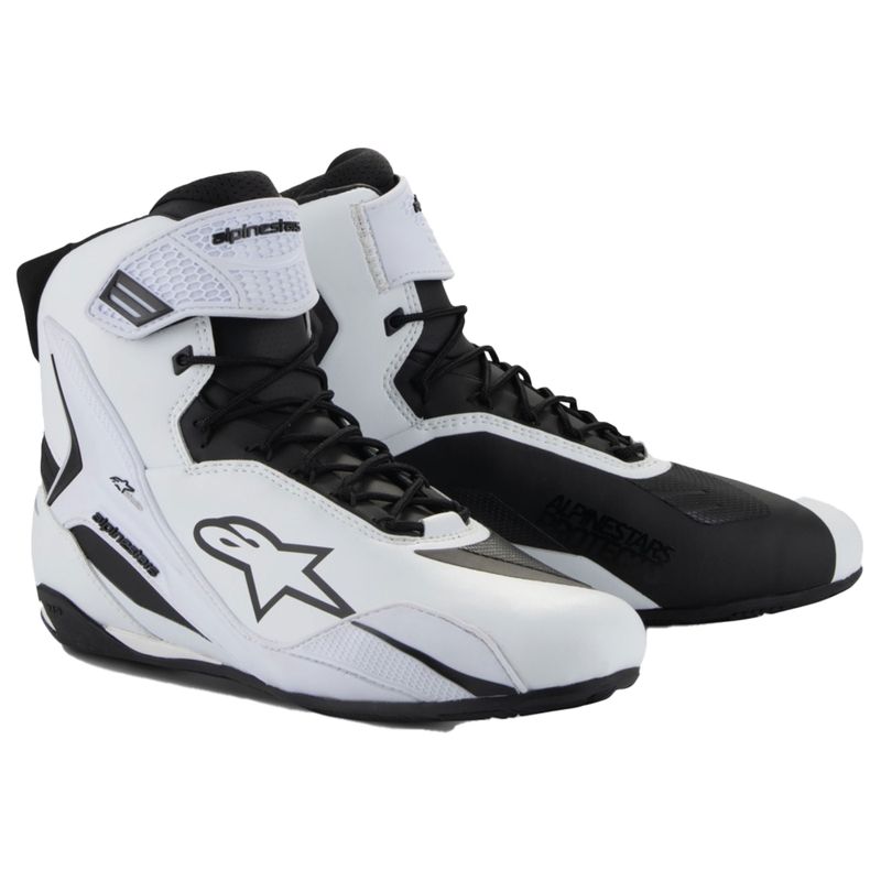 Alpinestars Stella Faster-4 motorcykelstøvler til kvinder hvid-sort