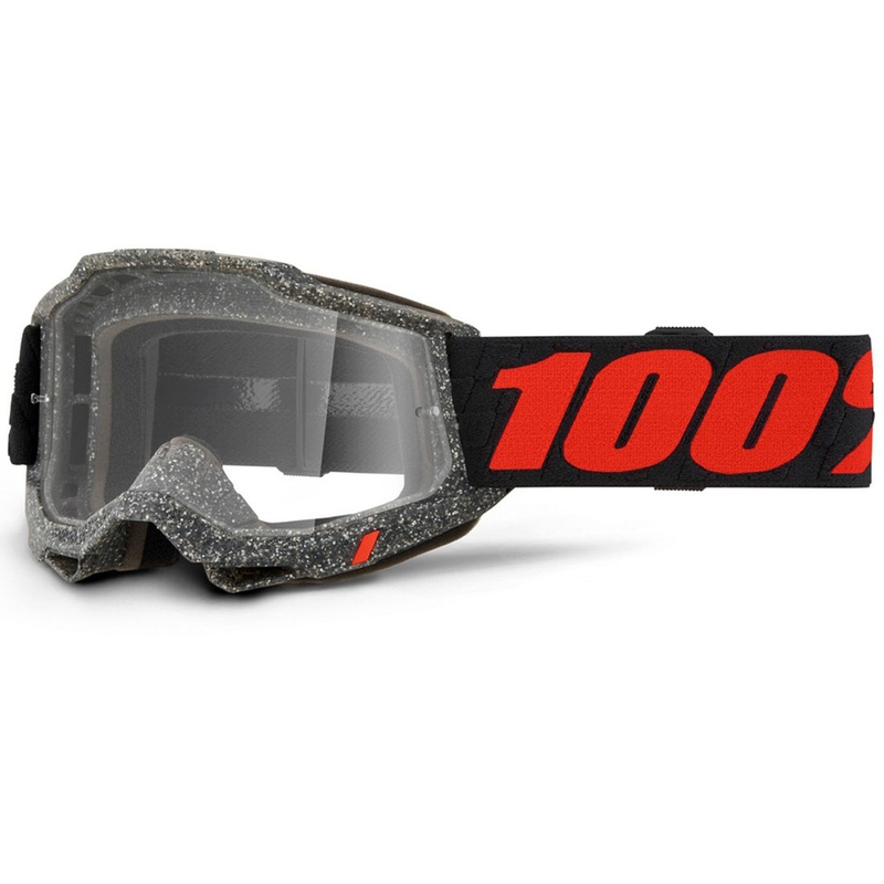 Motocrossbriller til børn 100% - USA ACCURI 2 Huaraki clear plexi