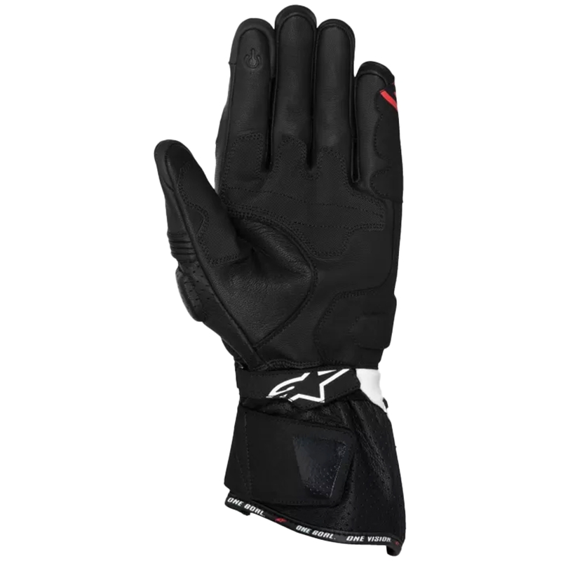 Alpinestars SP-3 motorcykelhandsker sort-hvid-fluorrød