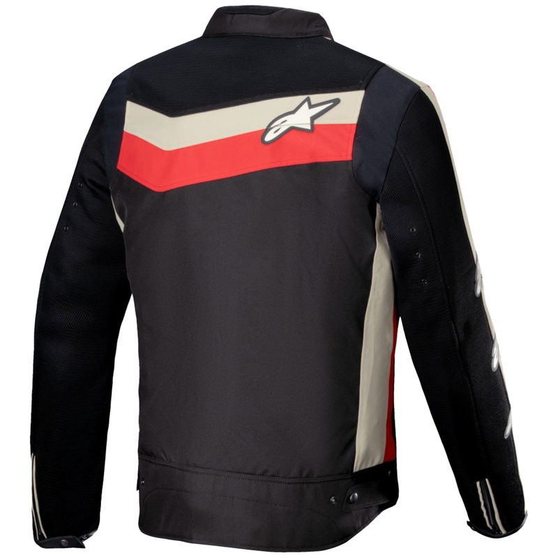 Alpinestars T-Dyno Air motorcykeljakke sort-rød-beige