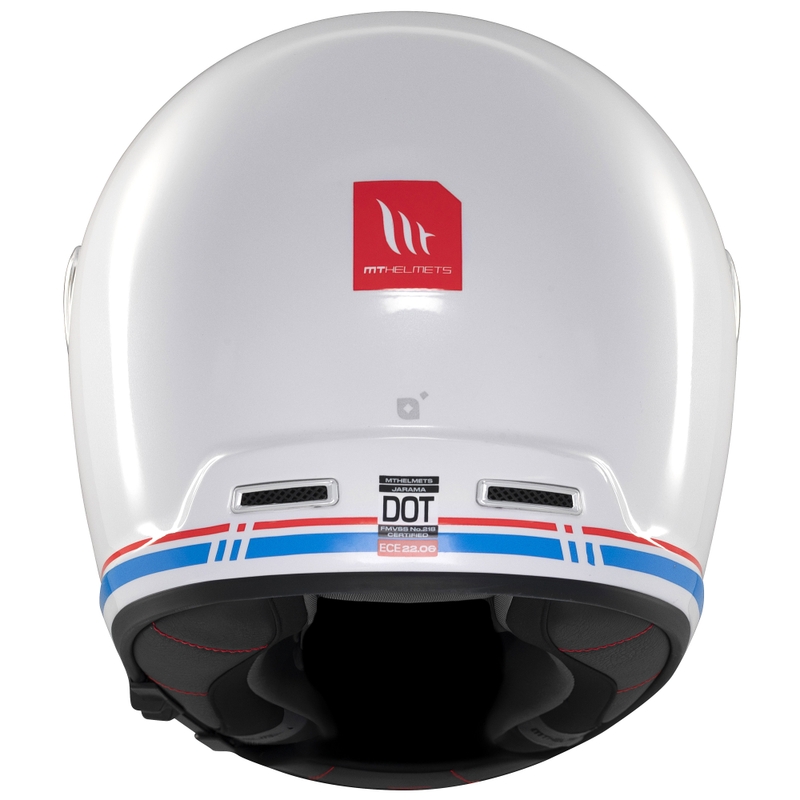 Full face motorcykelhjelm MT Jarama SV blank hvid