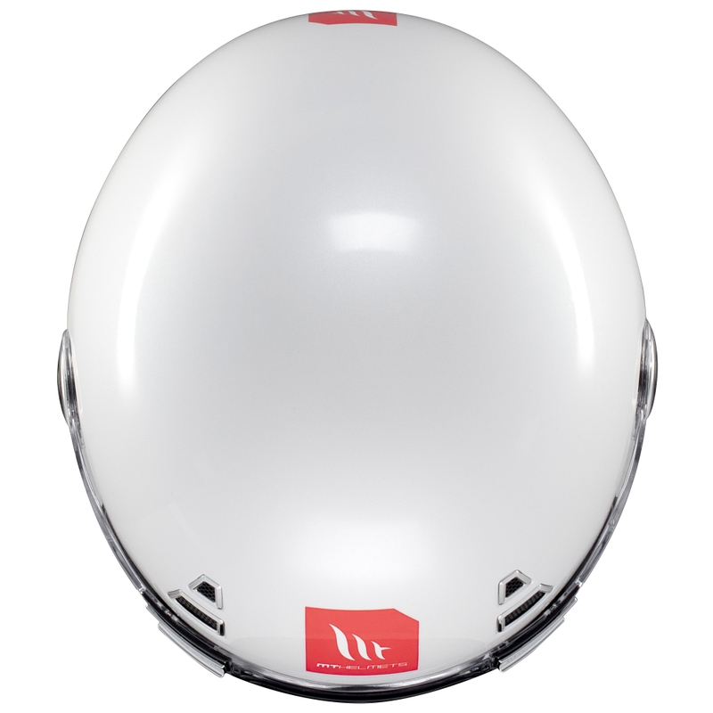 Full face motorcykelhjelm MT Jarama SV blank hvid