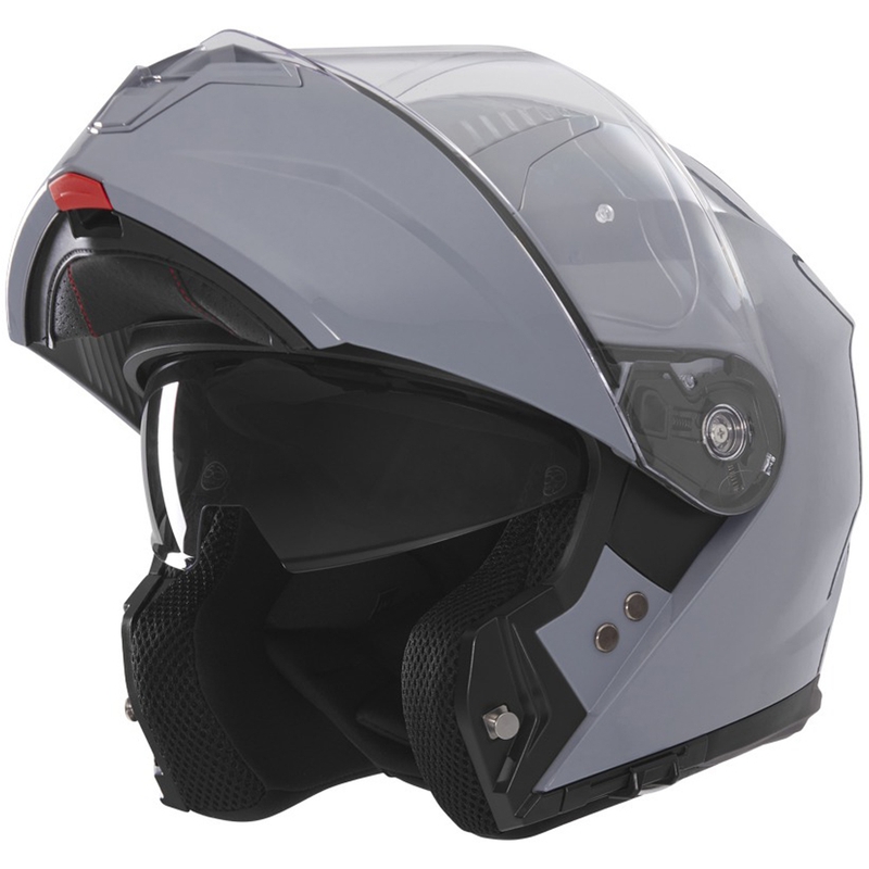 Flip-up motorcykelhjelm NOX N968 grå