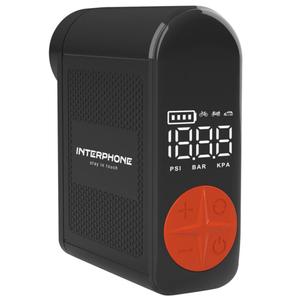 Mini batteri kompressor Interphone sort