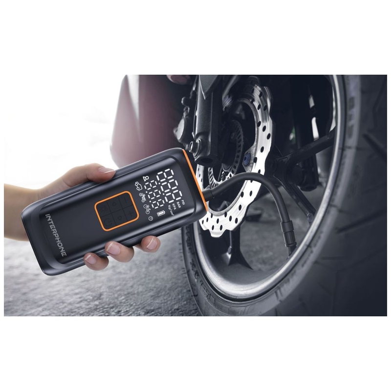 Smart batterikompressor Interphone sort