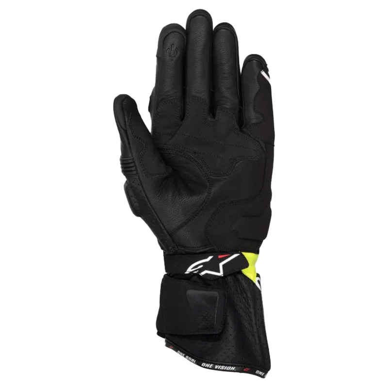 Alpinestars SP-3 motorcykelhandsker sort-fluo gul-hvid