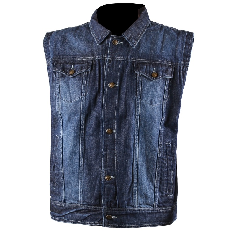 Riflová vesta Denim výprodej