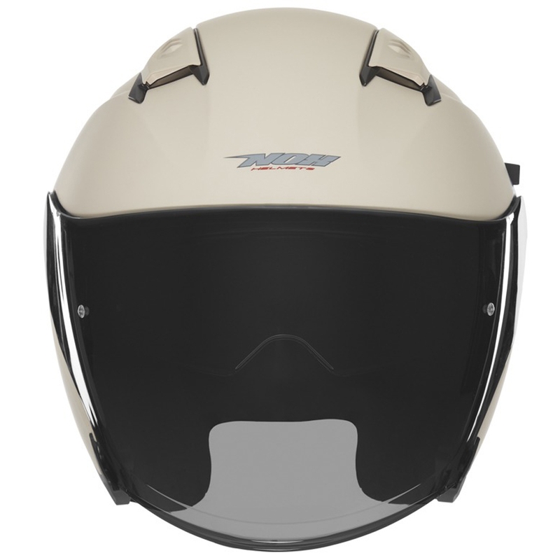 Open face motorcykelhjelm NOX N130 mat sand