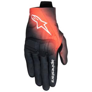 Alpinestars Reef V2 motorcykelhandsker sort-fluor rød-hvid