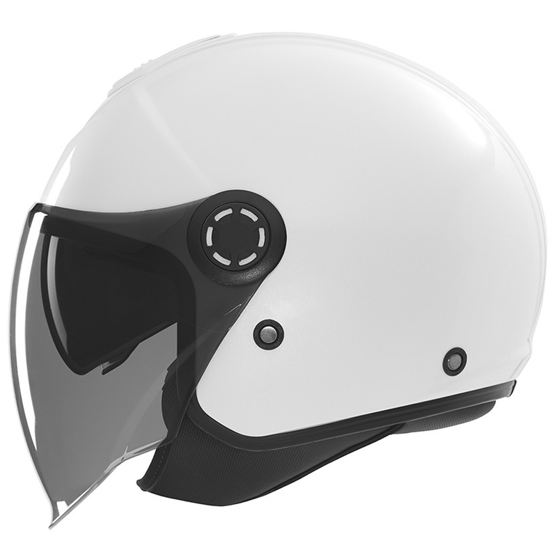 Open face motorcykelhjelm NOX N182 hvid