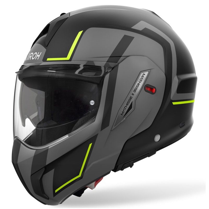 Airoh Mathisse 2 Genius flip-up motorcykelhjelm matgul