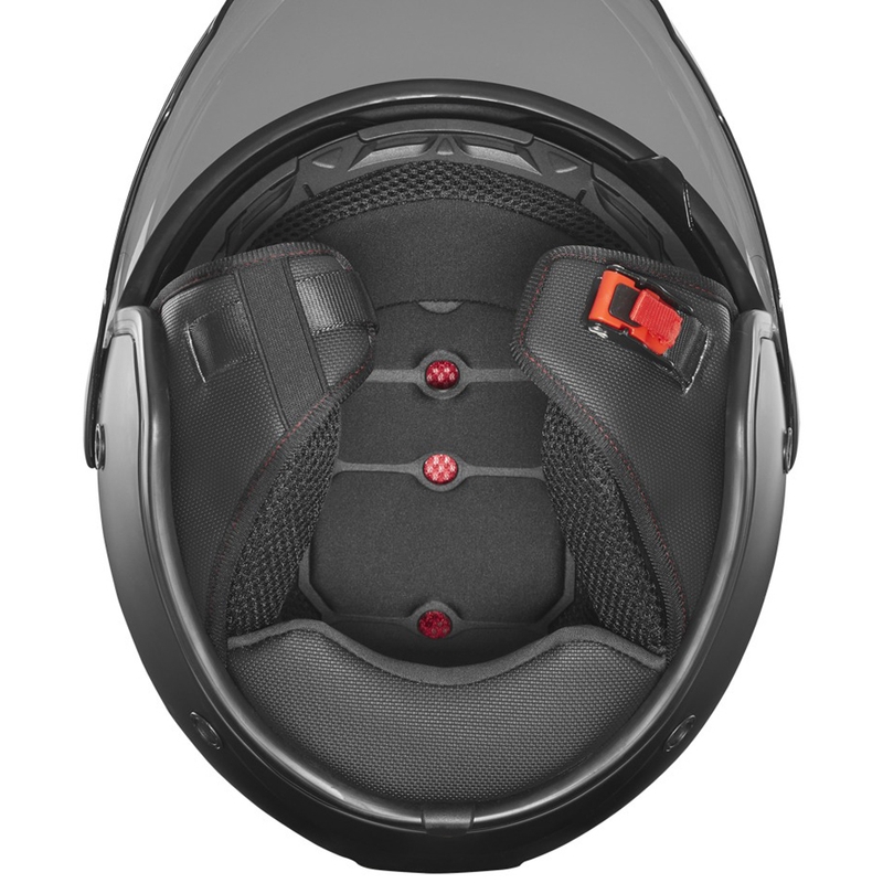 Åben motorcykelhjelm NOX N182 matsort