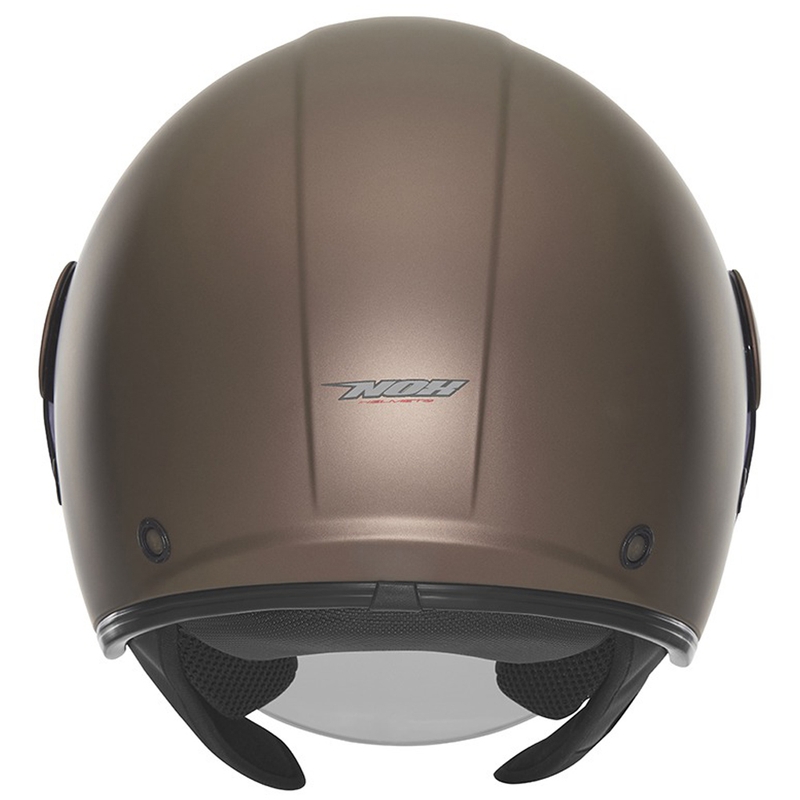 Open face motorcykelhjelm NOX N182 mat bronze