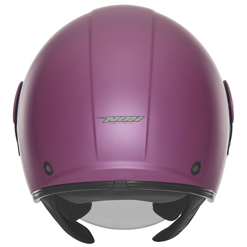 Open face motorcykelhjelm NOX N182 mat pink