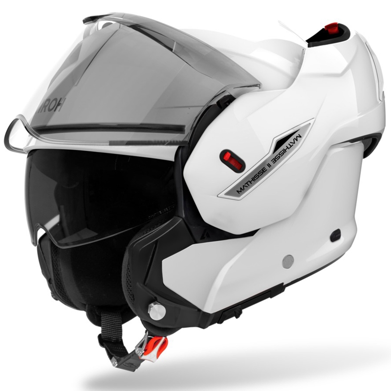 Airoh Mathisse 2 Color flip-up motorcykelhjelm hvid