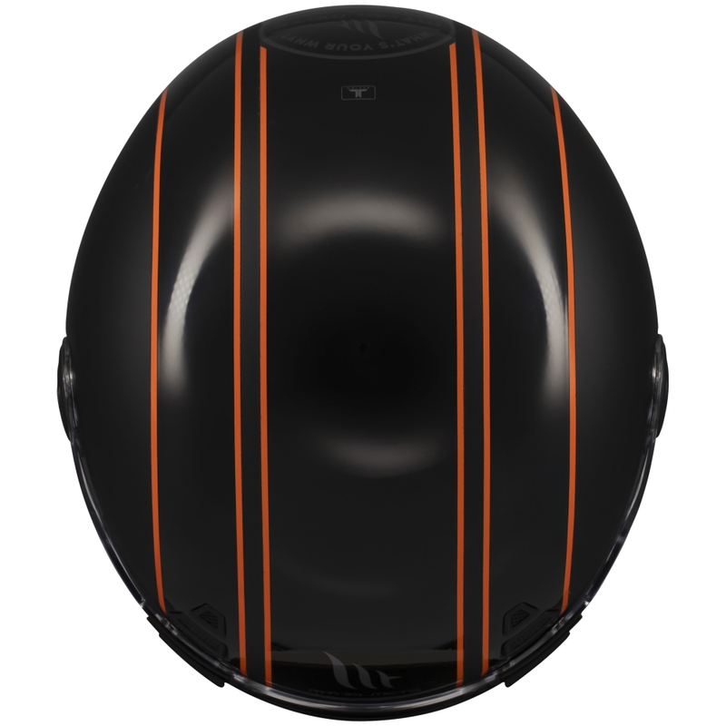 Full-face motorcykelhjelm MT Jarama SV Wild mat blank sort