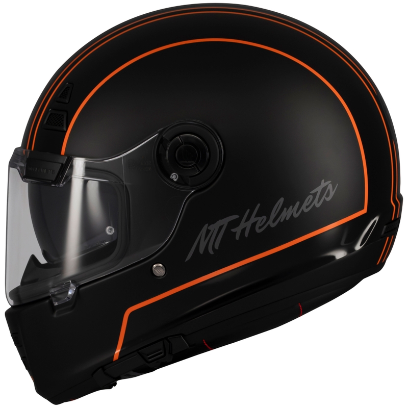 Full-face motorcykelhjelm MT Jarama SV Wild mat blank sort