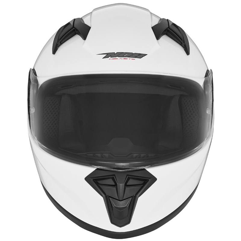 Børne fullface motorcykelhjelm NOX N731 hvid