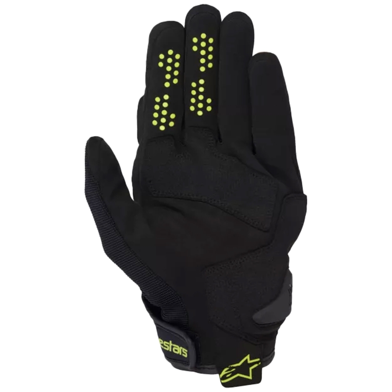 Alpinestars Chrome V2 Motorcykelhandsker Mørk Khaki-Sort-Gul