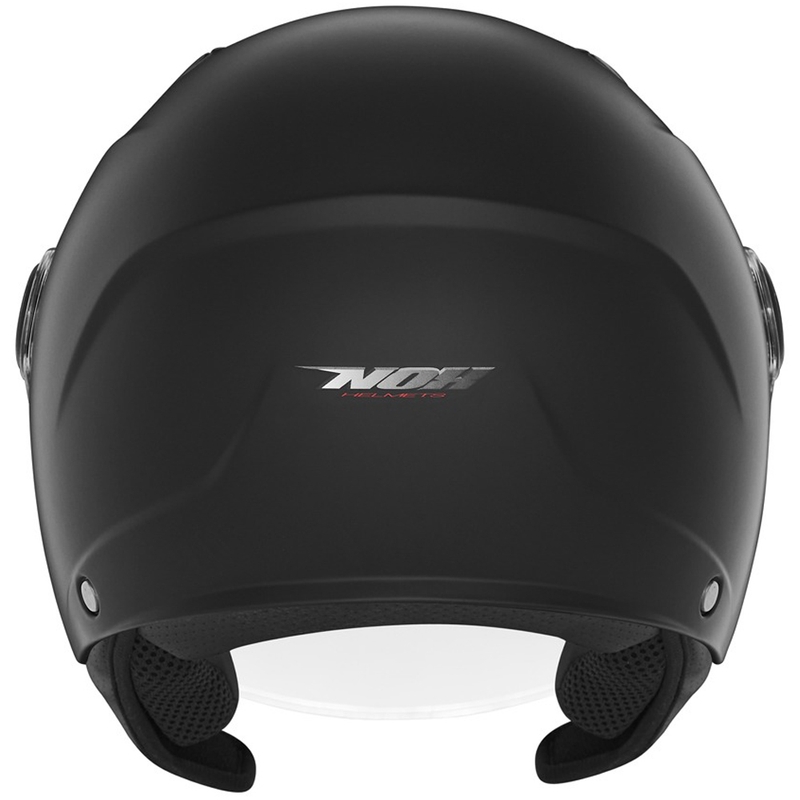 Børnemotorcykelhjelm NOX N710 mat sort