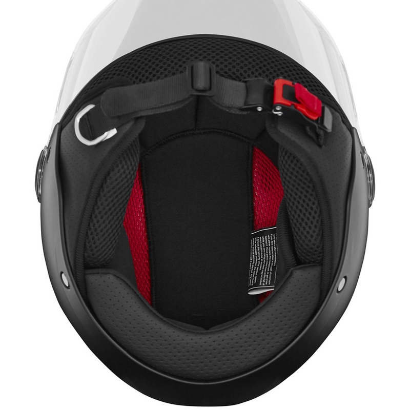 Børnemotorcykelhjelm NOX N710 mat sort