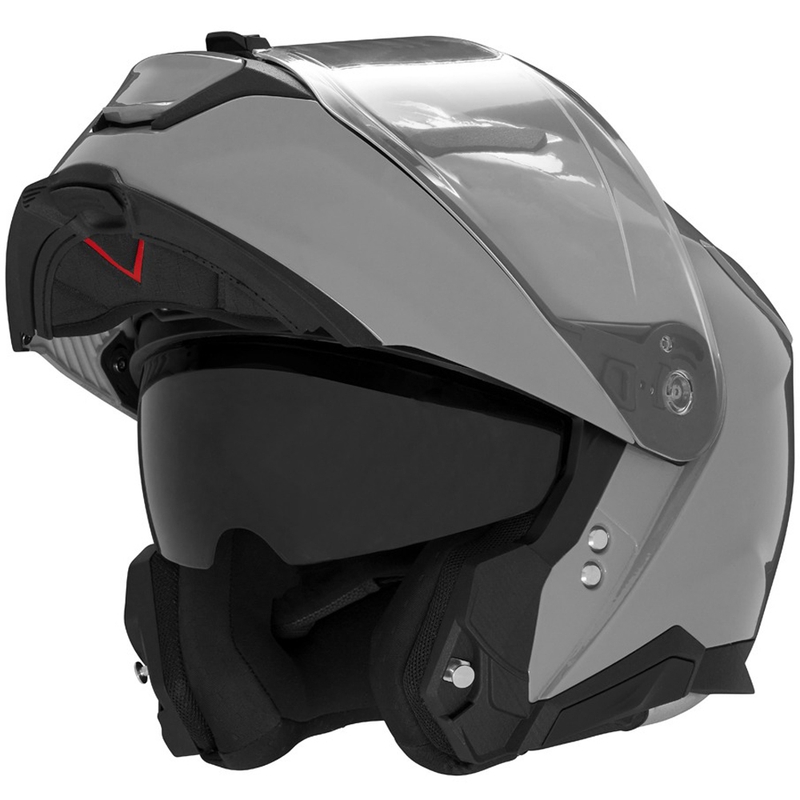 Flip-up motorcykelhjelm NOX N967 grå