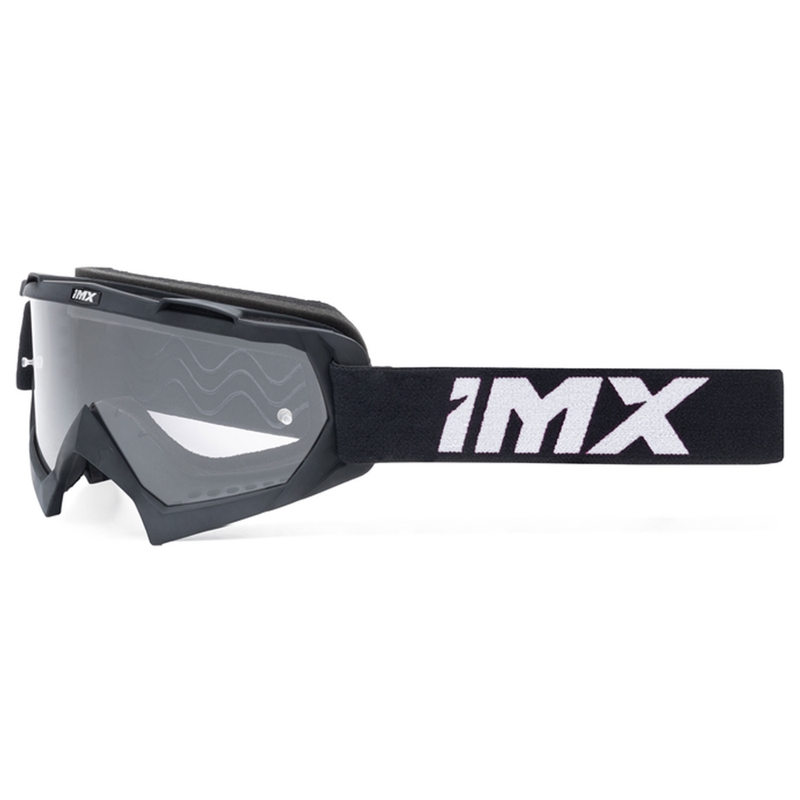 Motocross-briller iMX Muddersort med klart plexiglas