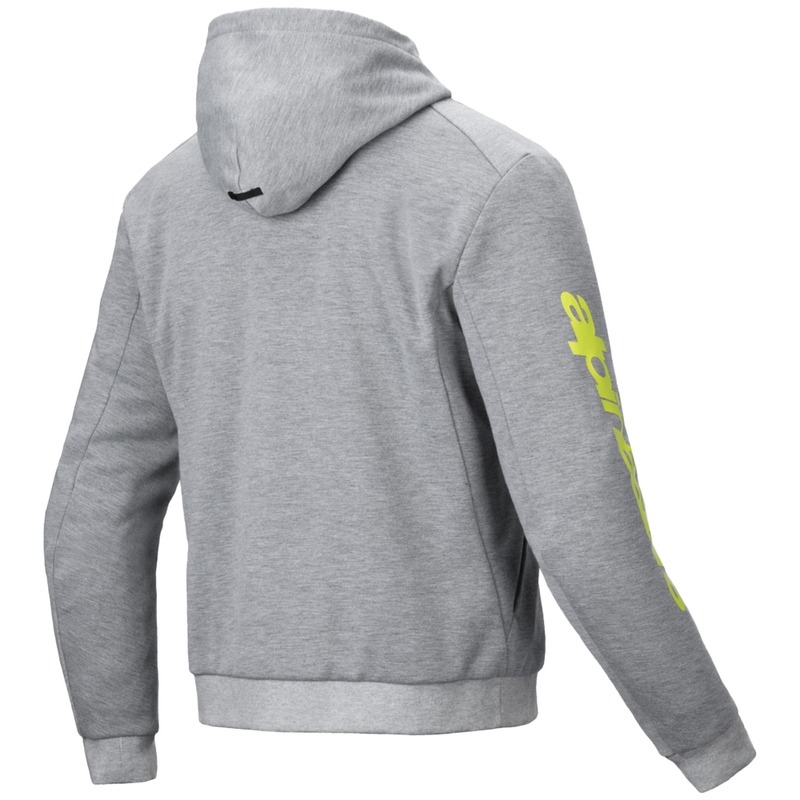Alpinestars Chrome V2 Sport motorcykel sweatshirt grå-gul