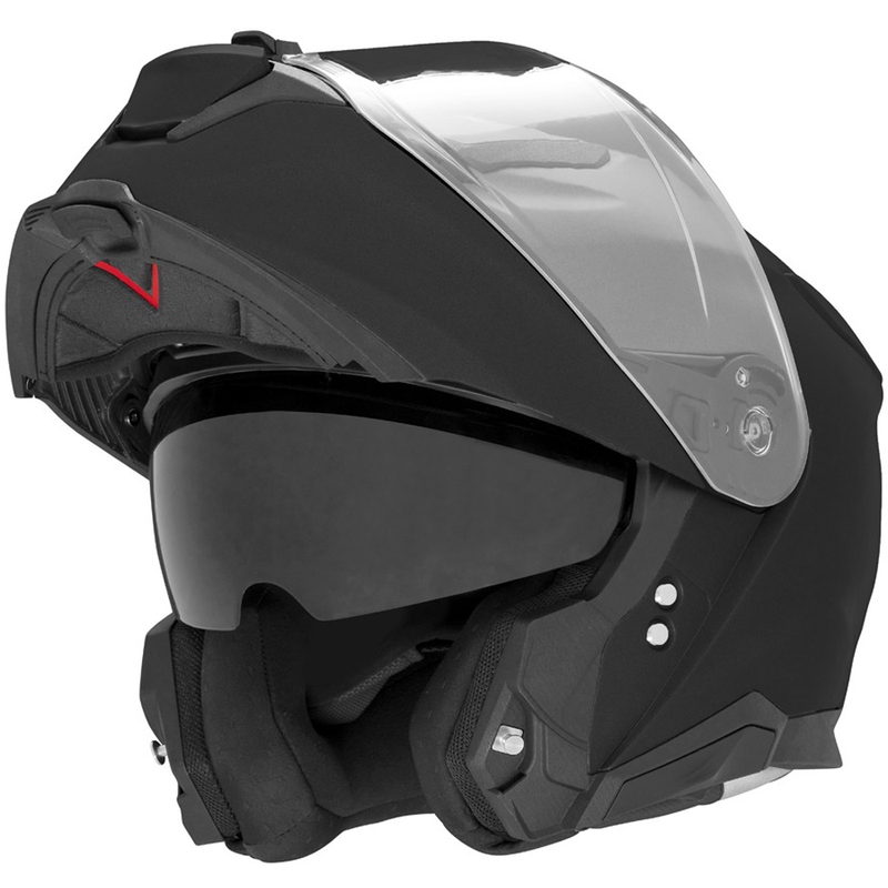 Flip-up motorcykelhjelm NOX N967 mat sort