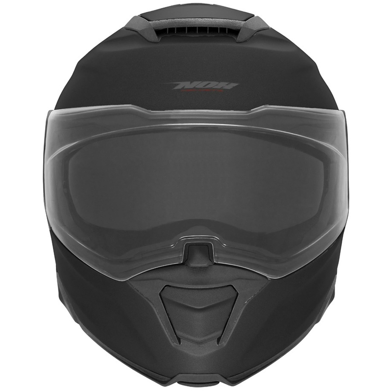 Flip-up motorcykelhjelm NOX N967 mat sort