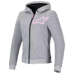 Alpinestars Stella Chrome V2 Sport motorcykeljakke til kvinder grå-pink