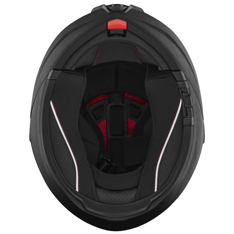 Flip-up motorcykelhjelm NOX N968 mat sort
