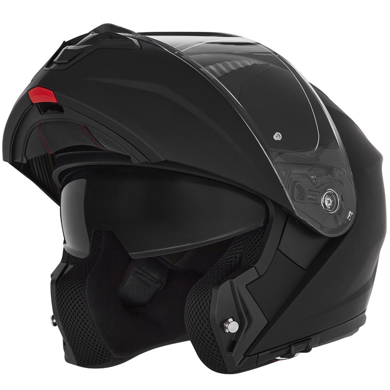 Flip-up motorcykelhjelm NOX N968 mat sort