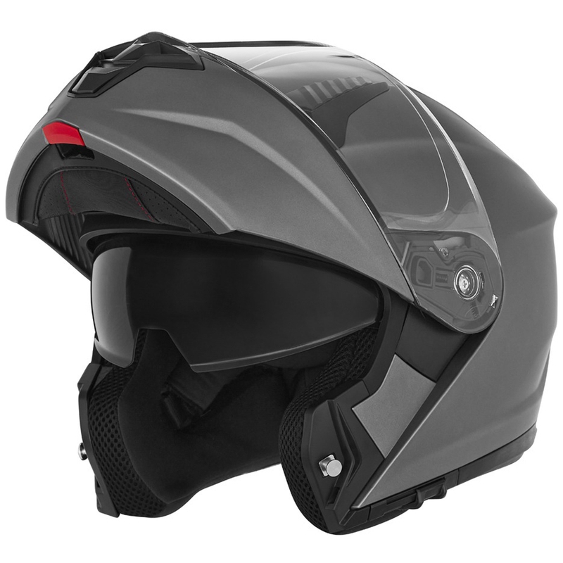Flip-up motorcykelhjelm NOX N968 titanium